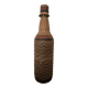 Glass and rattan bottle