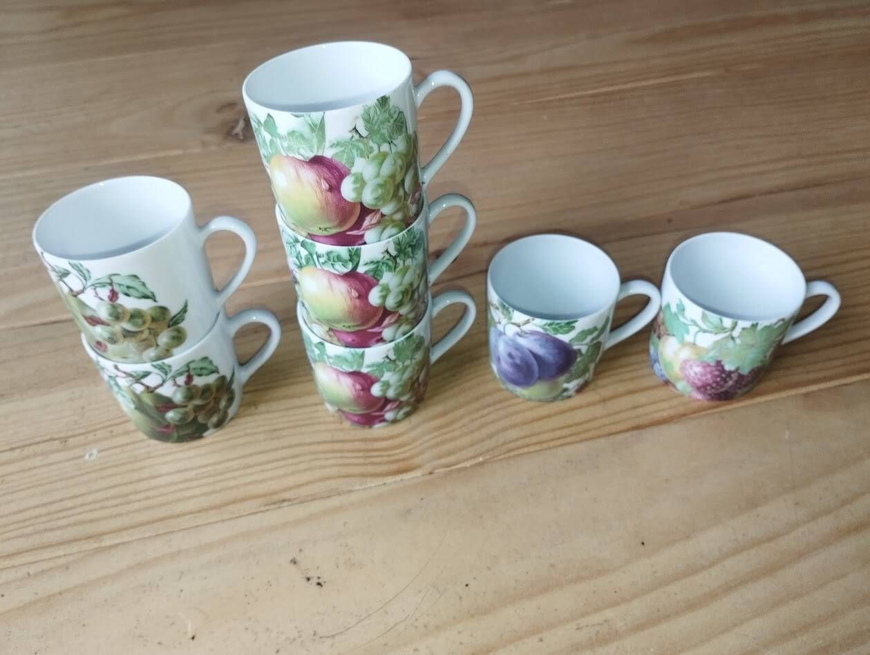 Coffee service for 8 people in limoges porcelain lazeyras – brand new condition