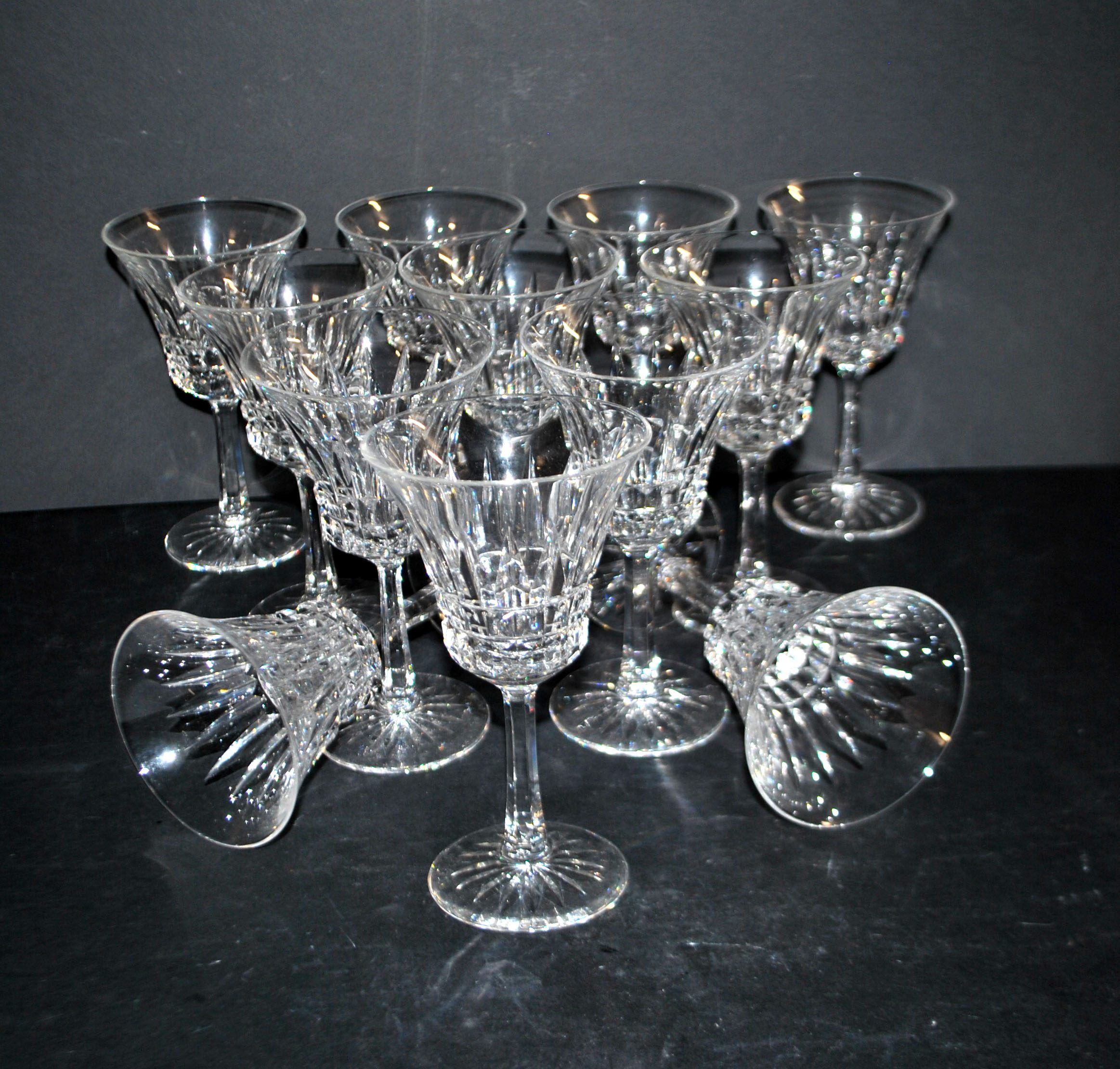 Villeroy Boch set of 12 cut crystal wine glasses – model Royal VB H14.5cm