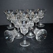 Villeroy Boch set of 12 cut crystal wine glasses – model Royal VB H14.5cm