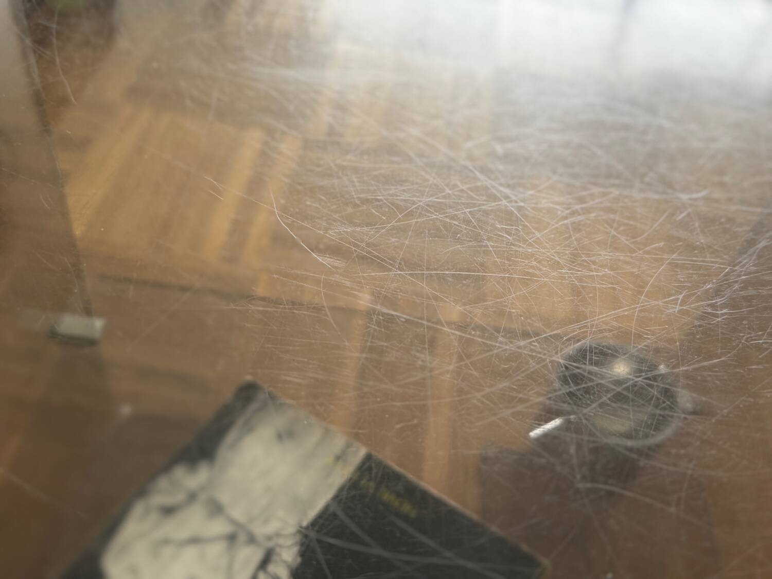 Smoked Plexiglas coffee table