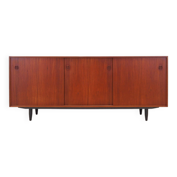 Buffet en teck, design danois, années 1970, production : Danemark