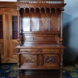 Buffet served Renaissance walnut