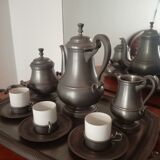 Service à Café en Etain