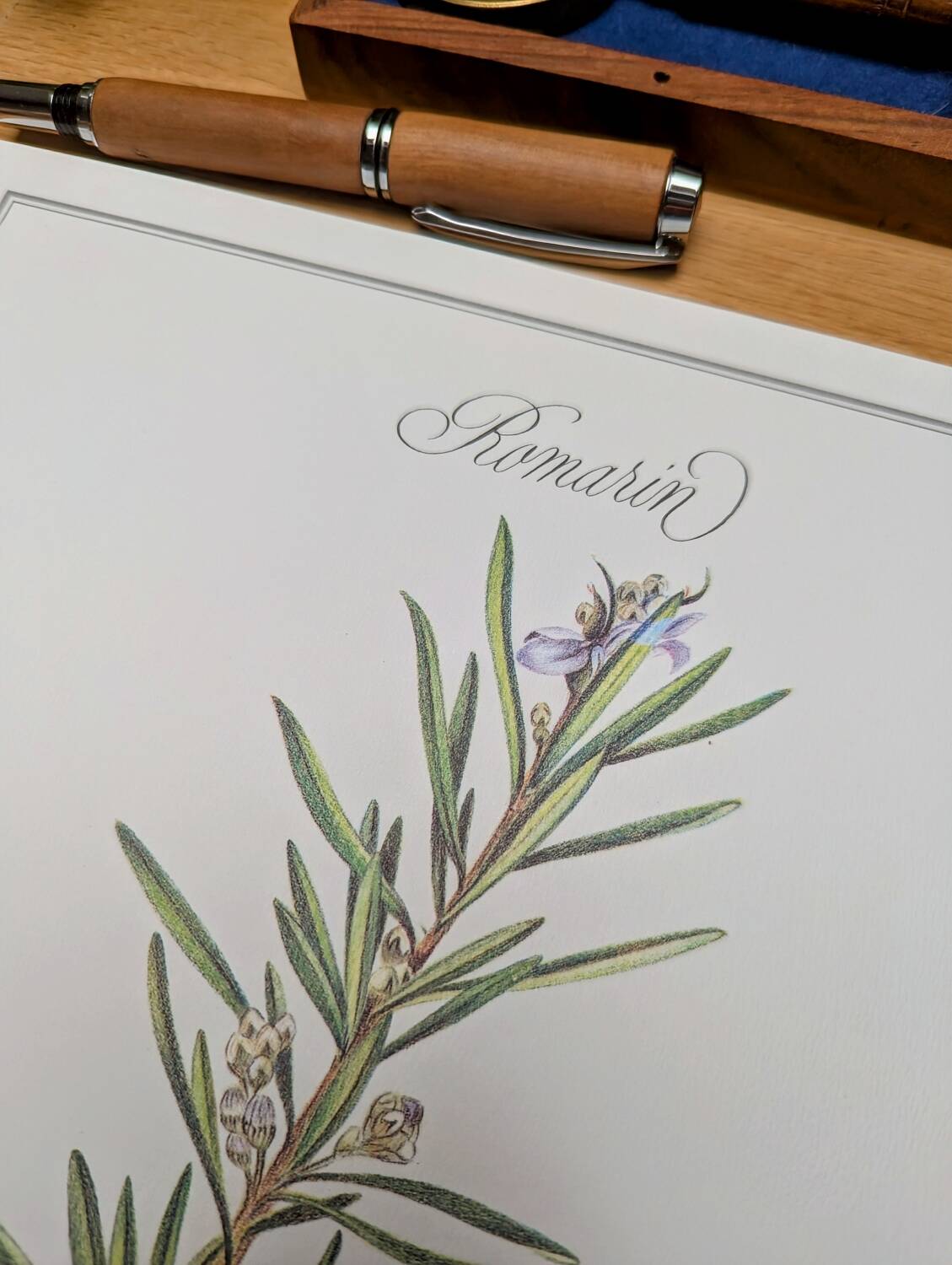 Printed in 1986, Le Romarin.