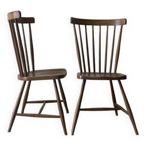 chaise scandinave x2