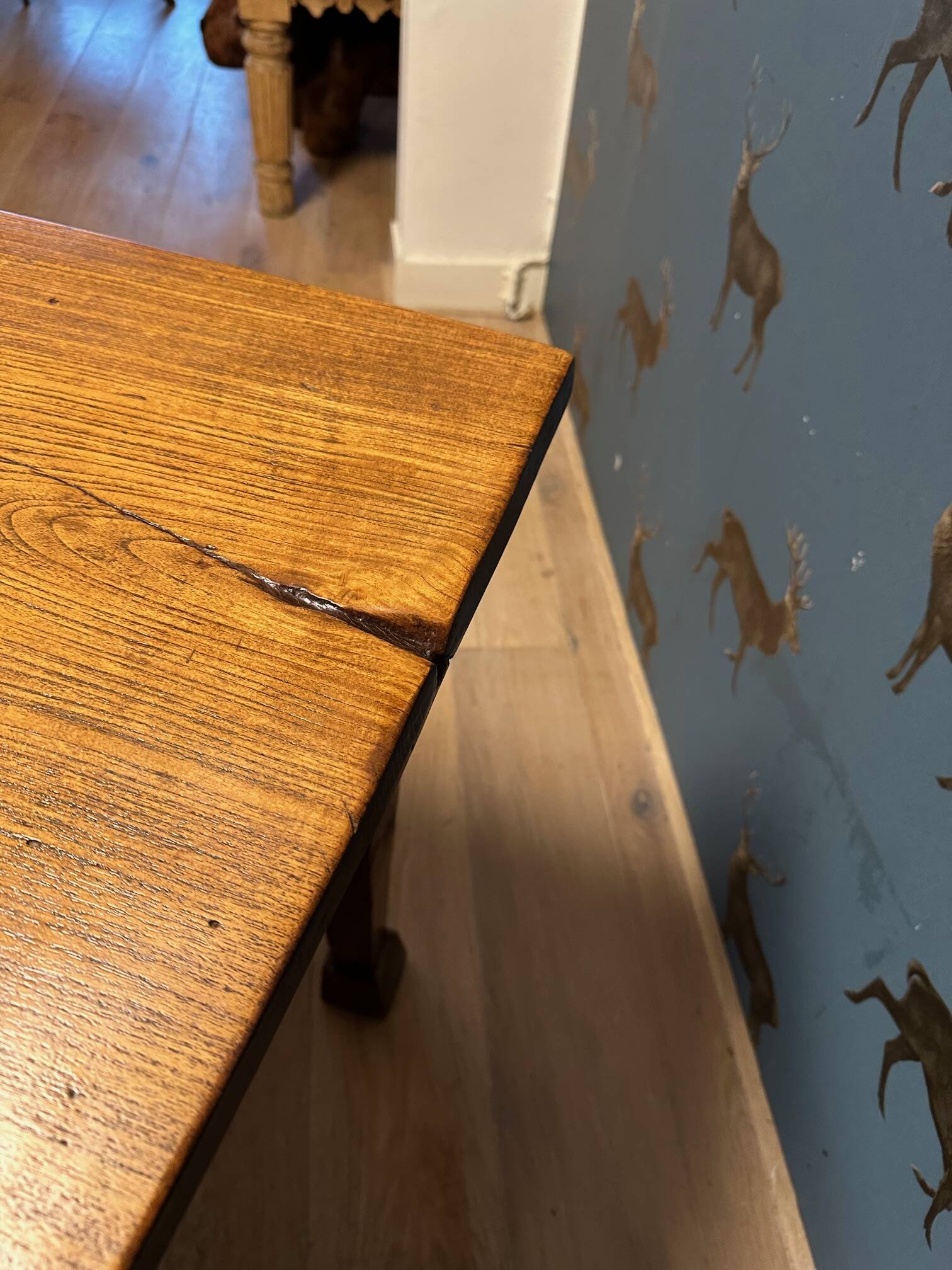 Table de ferme originale des Indes orientales néerlandaises
