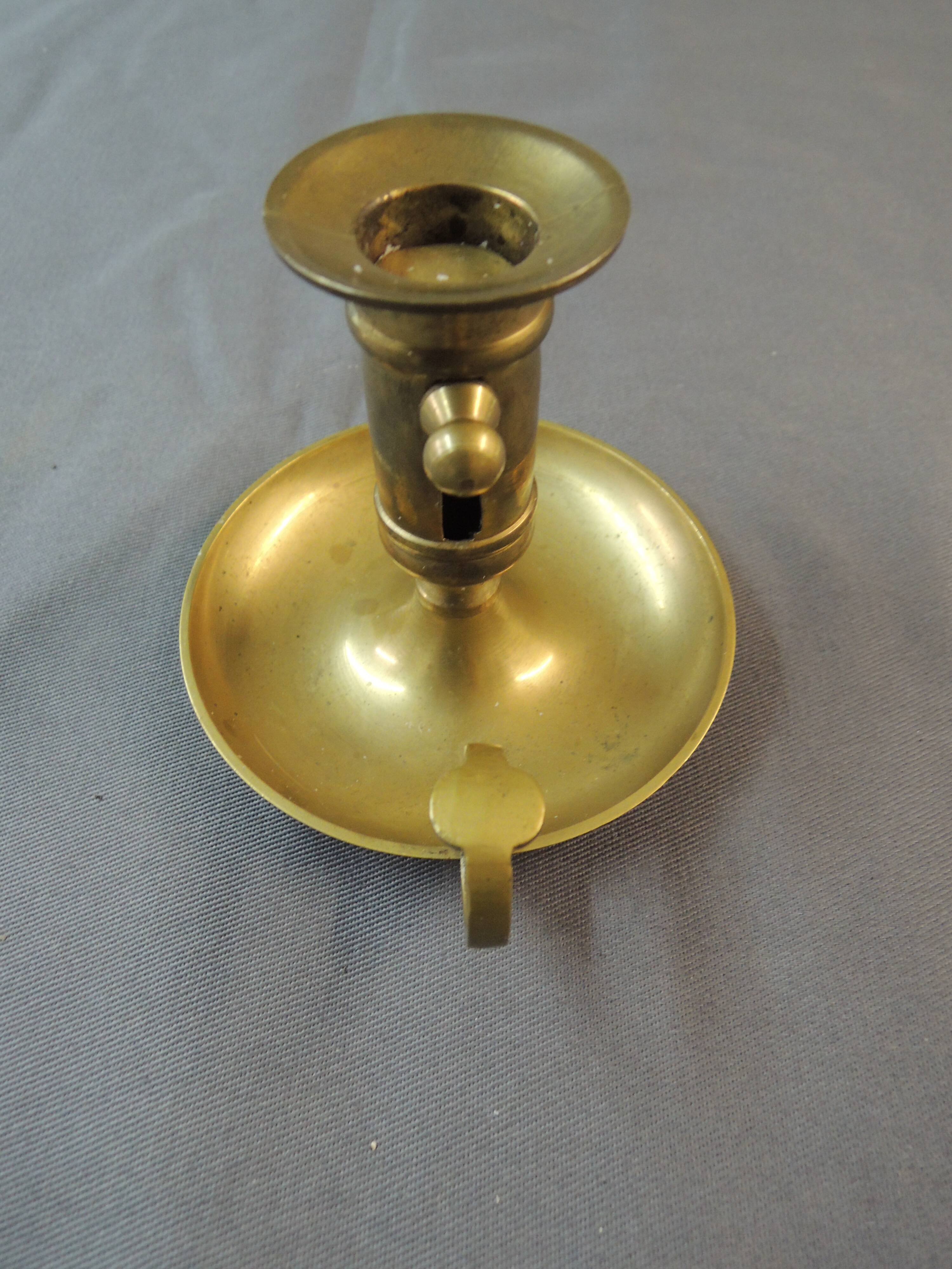Brass candlestick