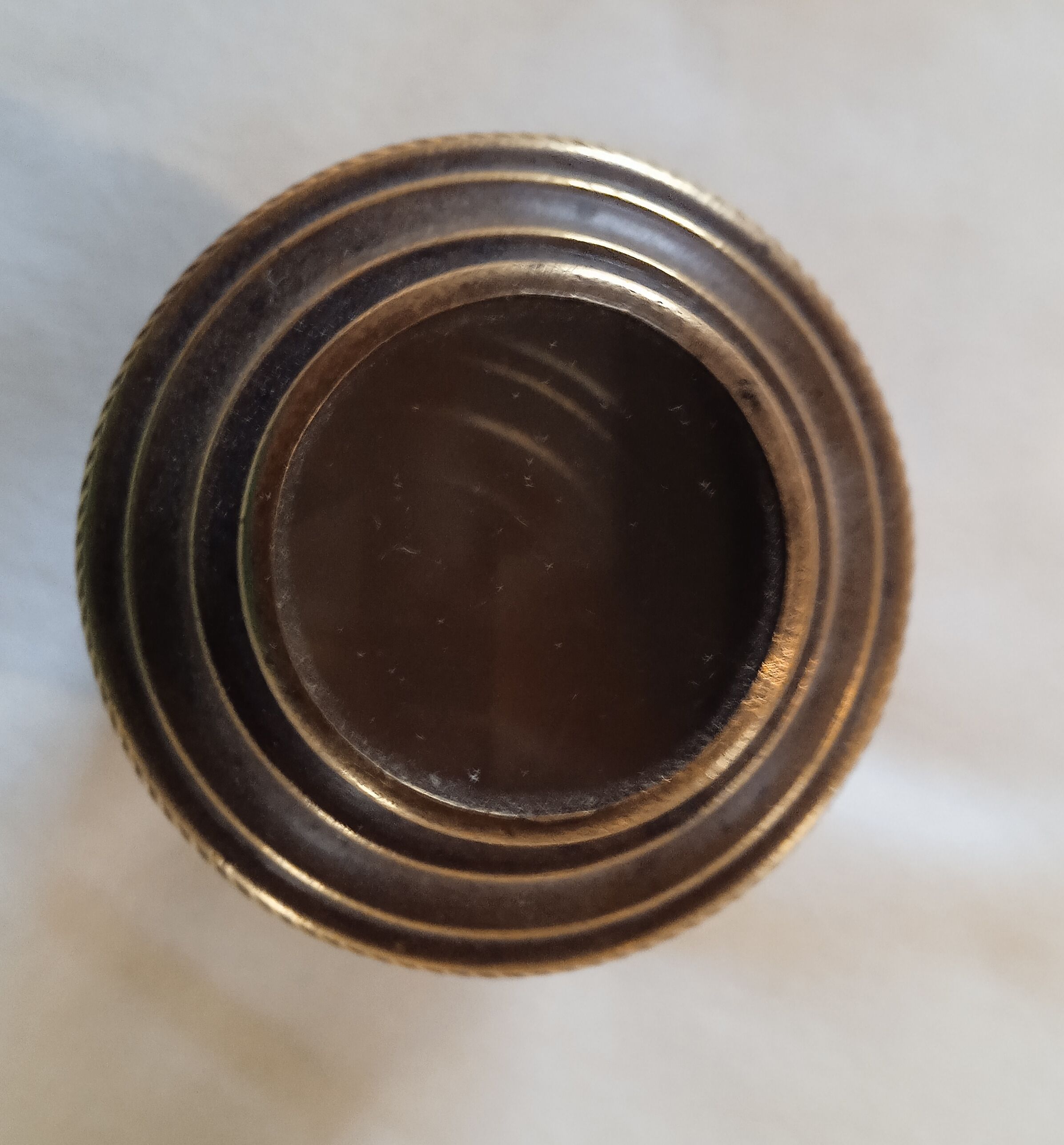 Antique brass magnifying glass