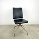 Retro office chair | swivel vintage black chair
