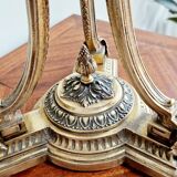 19th century Empire style gilded bronze cassolette lamp