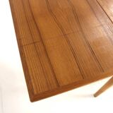 Teak “portfolio” dining room table, Sweden, 1960s