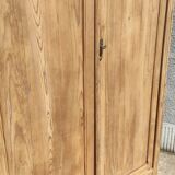 Parisian wardrobe in natural wood