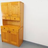 Charlotte Perriand Les Arcs vintage pine storage unit from the 60s 70s