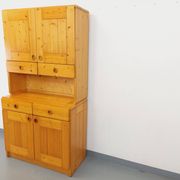 Charlotte Perriand Les Arcs vintage pine storage unit from the 60s 70s