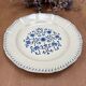 Round plate ironstone Boch Frères