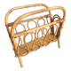 Vintage rattan magazine holder