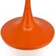 Orange tulip pendant light in formed sheet metal – Space Age style, 70s