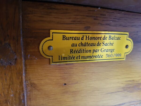 Bureau de Balz édition numerotée Grange -chêne et merisier ,