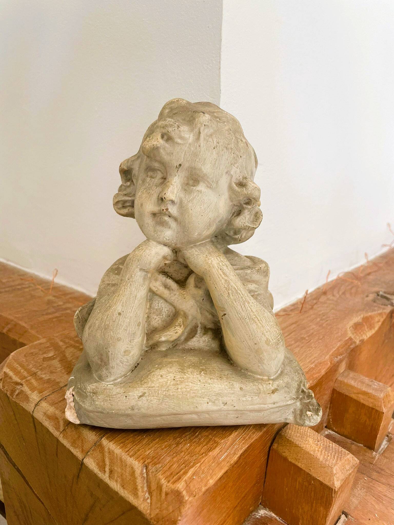 Bust of a little girl signed Gustave Van Vaerenbergh