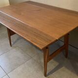 Table modulable danoise en teck Kai Kristiansen 1960