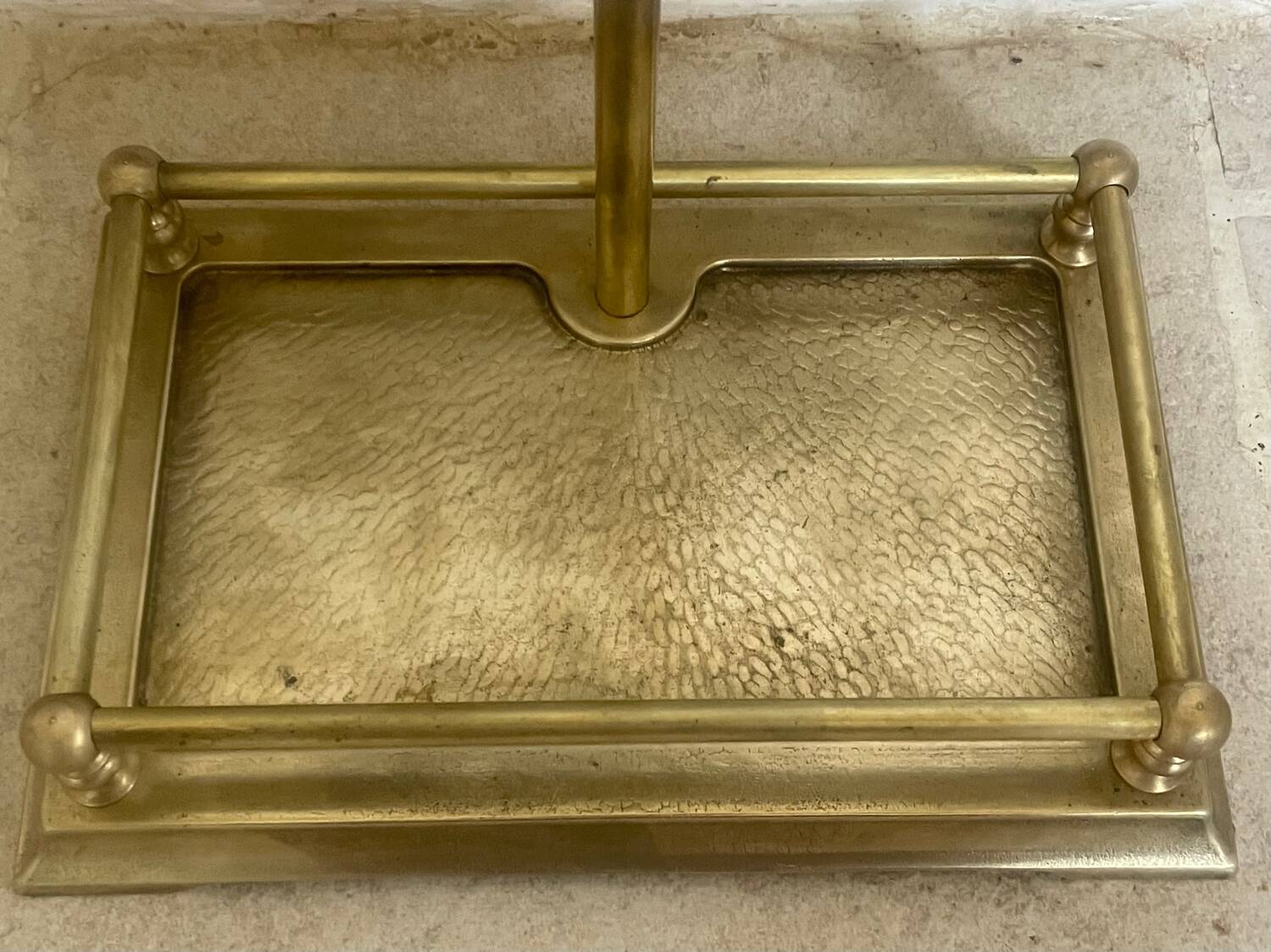 Brass fireplace kit