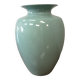 Celadon green vase ceramic manufacture to identify art deco 1940 1950