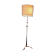 Tripod floor lamp - 1950s - wood and brass.