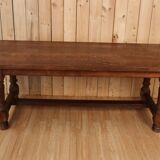 Grande table de ferme en chêne style monastère