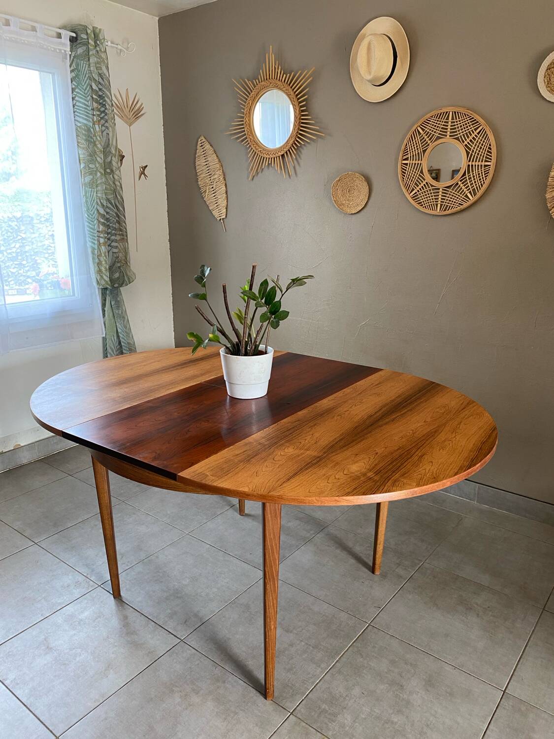 Vintage rosewood round table