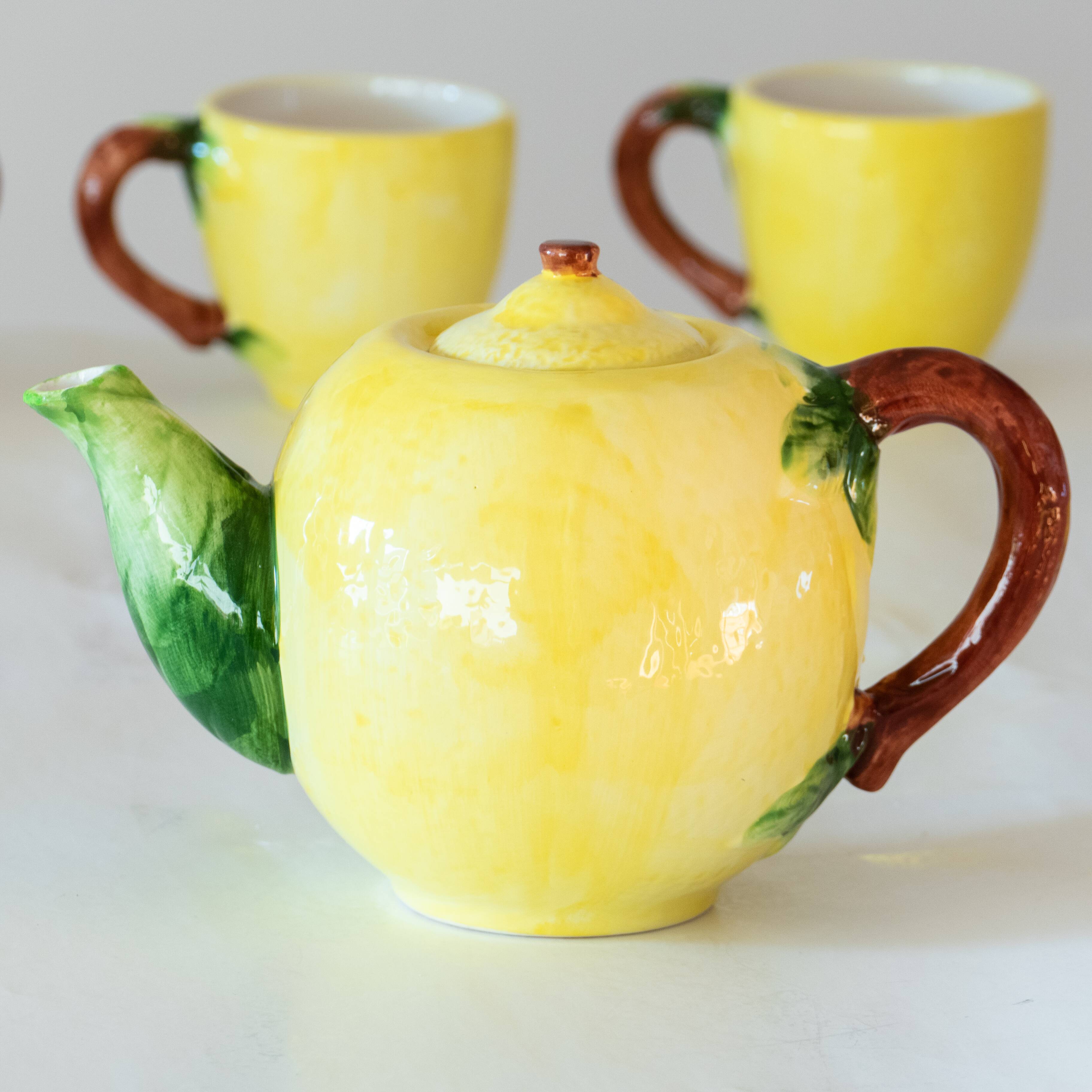 Lemon slurry tea/coffee set