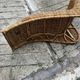 Vintage rattan deckchair