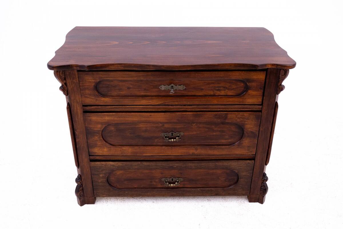 Antique chest of drawers from the turn of the 19th and 20th centuries, Nort