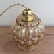 Glass globe pendant light