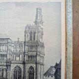 Printed in 1906, Sens Cathedral