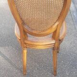 Lot de 6 chaises médaillons de style Louis XVI