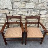 Pair of modernist armchairs
