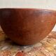 Large vintage monoxyle wooden bowl H 18 / D neck 30 cm