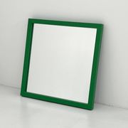 Green square frame mirror model 4727 by Anna Castelli Ferrieri for Kartell