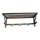 Vintage 1940s bistro wall coat rack