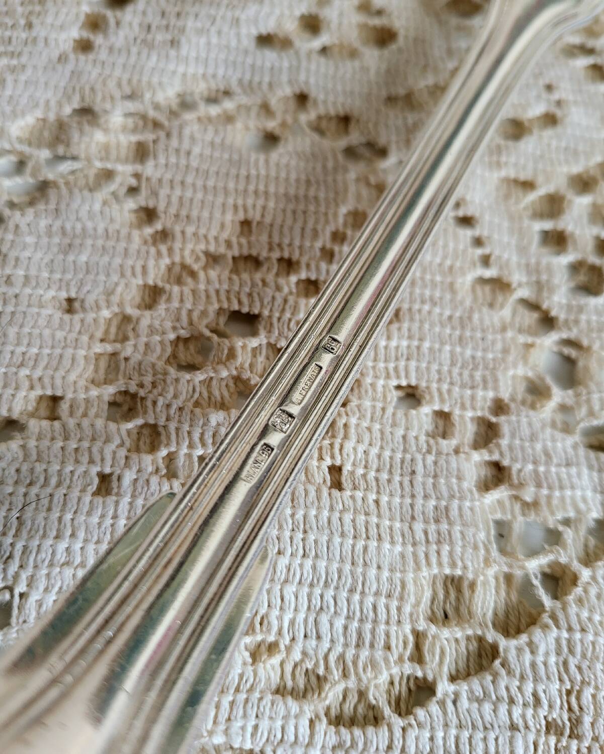 Cuillère de service à Ragout Métal argenté Armand Frénais modèle Filet