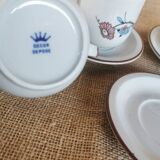 Set of 3 herbal teapots
