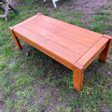 vintage coffee table solid elm