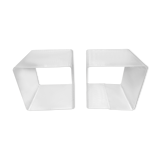 Pair of sofa end or bedside tables