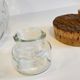 Bonbonnes vintage en verre soufflé et liège