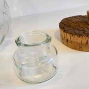 Bonbonnes vintage en verre soufflé et liège