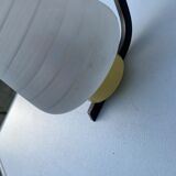 Vintage milk glass pastel color hanging lamp