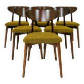 Ensemble de 6 chaises de salle à manger de style scandinave