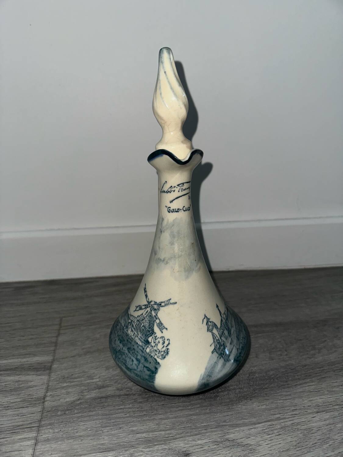 Abbé François Gold Cup enamelled stoneware ewer
