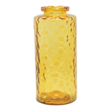 1970s honey glass vase, Hirschberg, Germany